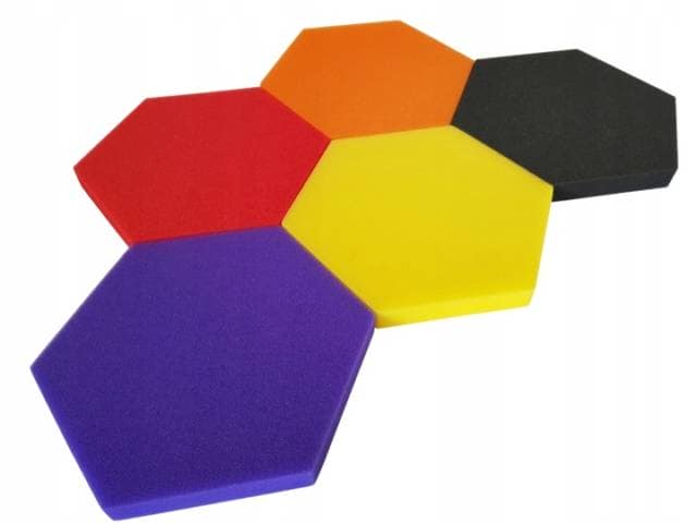 pianka akustyczna hexagon mix kolorów